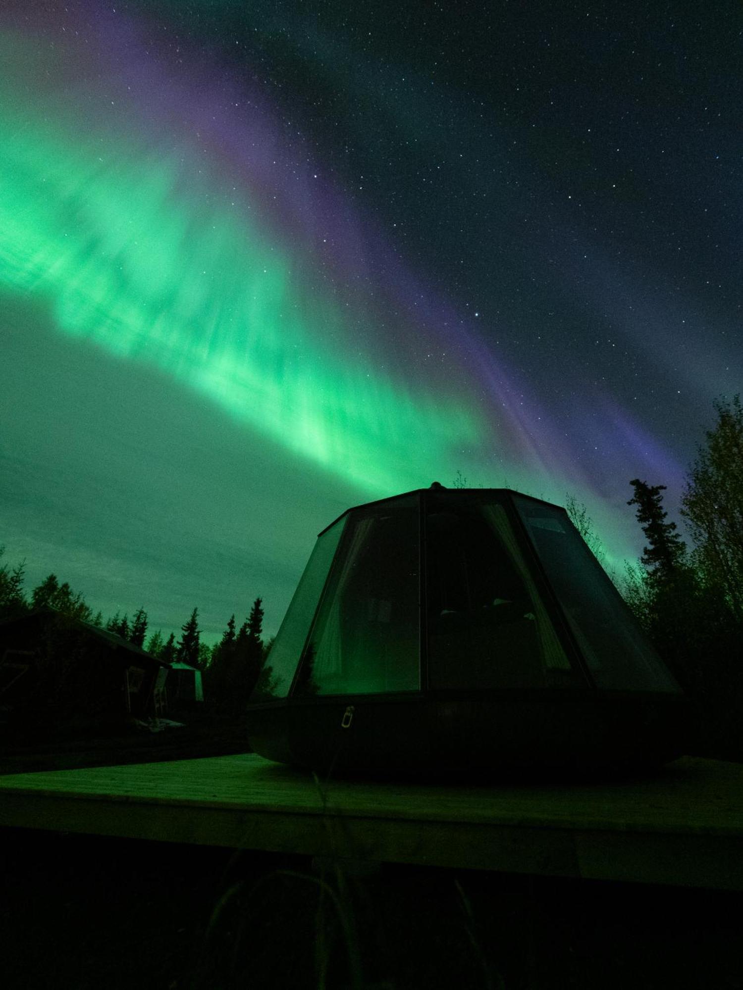 Aurora River Camp Glass Igloos & Cabins Kiruna Exterior photo