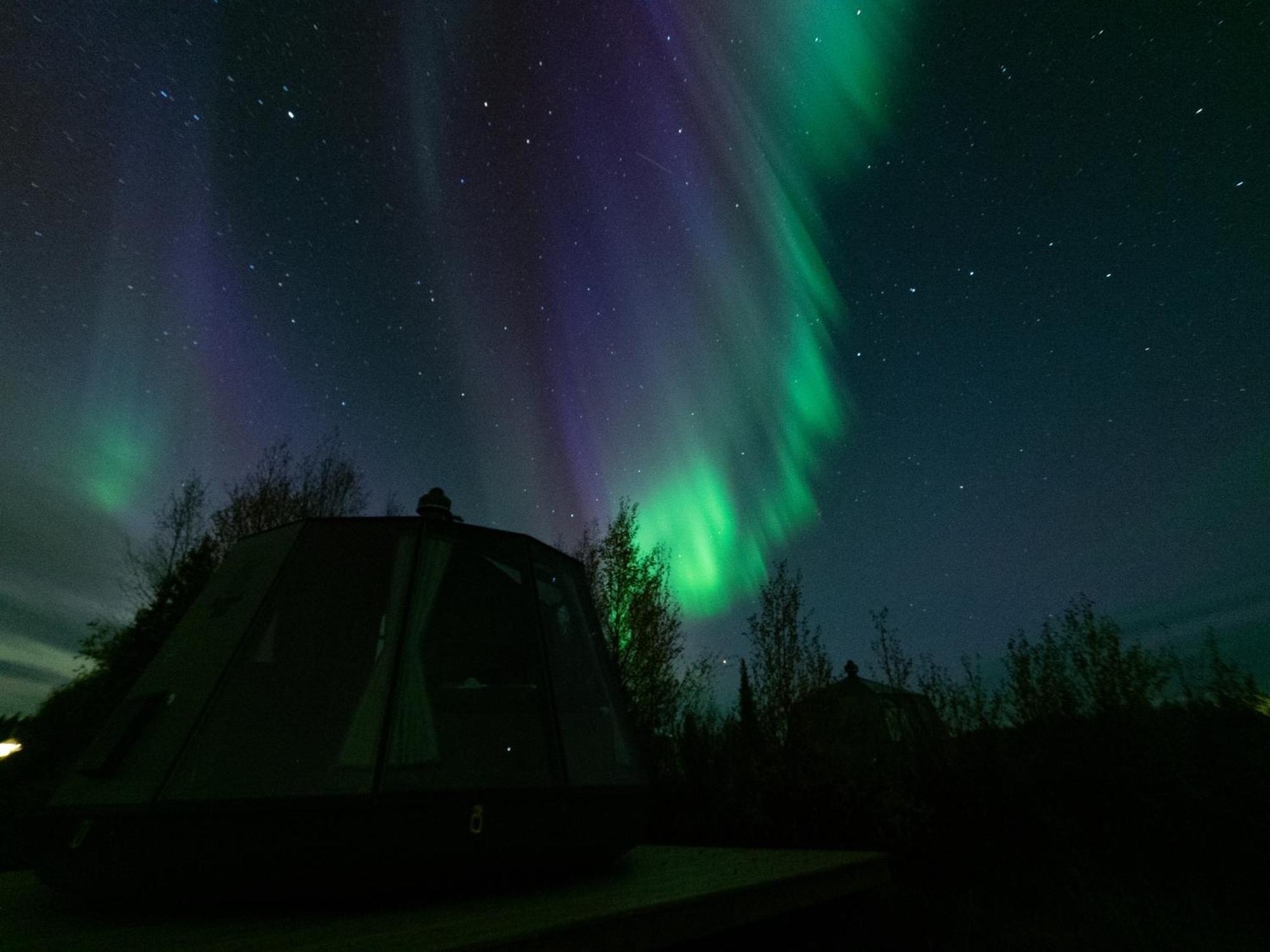 Aurora River Camp Glass Igloos & Cabins Kiruna Exterior photo