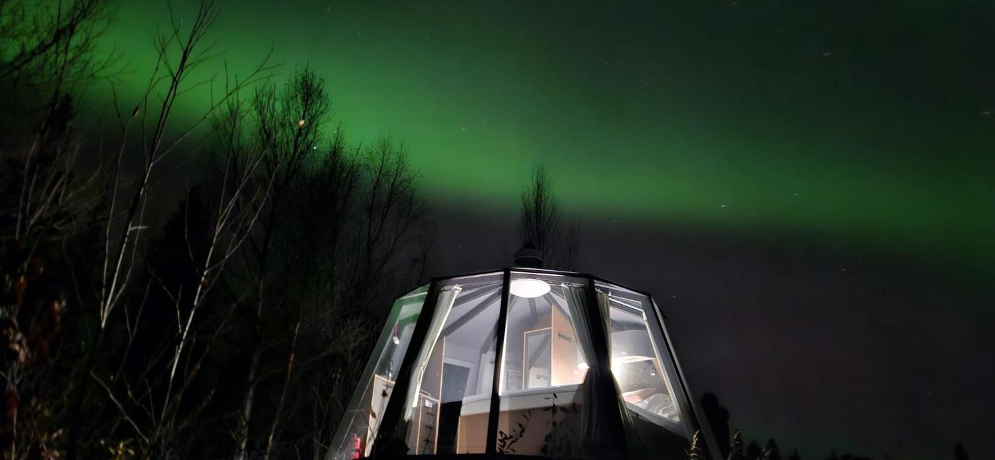 Aurora River Camp Glass Igloos & Cabins Kiruna Exterior photo